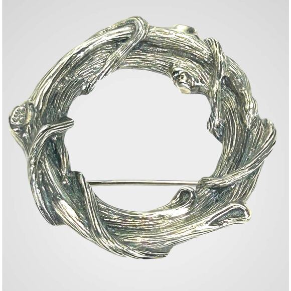 Vtg Mignon Faget Brooch Pin Fences Retired 1996 Collection 925 Sterling Silver - Picture 9 of 15